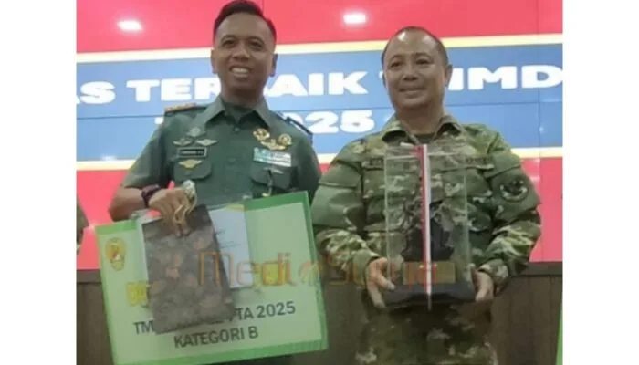 Bupati Barsel Raih Penghargaan Nasional TMMD dari KSAD TNI Tahun 2025