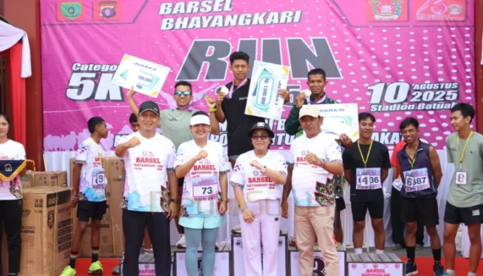 Bhayangkari Run 5K Meriahkan HKGB ke-73 di Barsel
