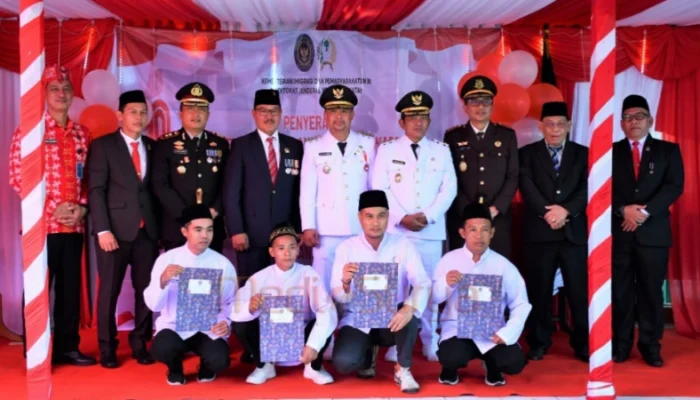 Remisi HUT ke-80 RI, Bupati Eddy Raya Samsuri Serahkan SK di Rutan Buntok