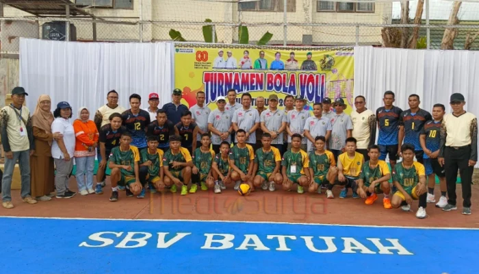 Turnamen Bola Voli Bupati Cup 2025 Resmi Dibuka, Asisten I Setda Barsel Ajak Junjung Sportivitas