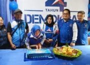 Demokrat Barsel Rayakan HUT ke-24 dan Bagikan 600 Paket Sembako