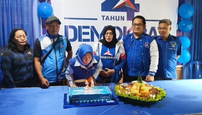Demokrat Barsel Rayakan HUT ke-24 dan Bagikan 600 Paket Sembako