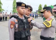 Kapolres Barsel Pimpin Apel Ops Aman Nusa 1 Telabang 2025 Jaga Kamtibmas 