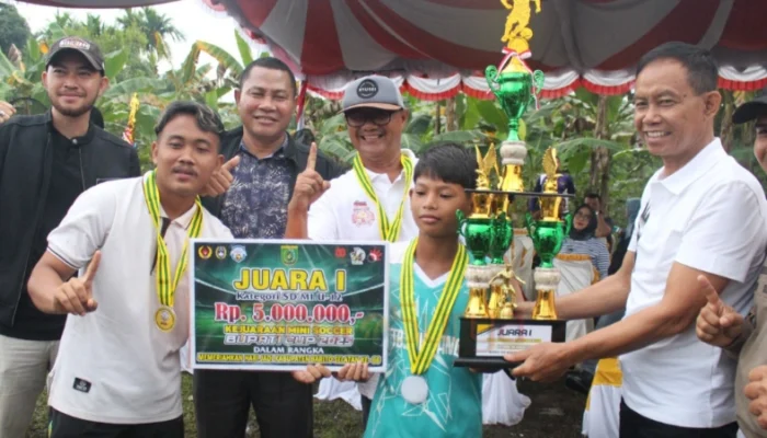 Turnamen Mini Soccer Bupati Cup 2025 Barsel Resmi Ditutup di Buntok