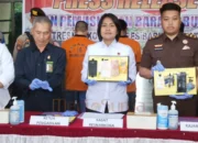 Polres Barsel Musnahkan 57,35 Gram Sabu dari Tiga Tersangka 