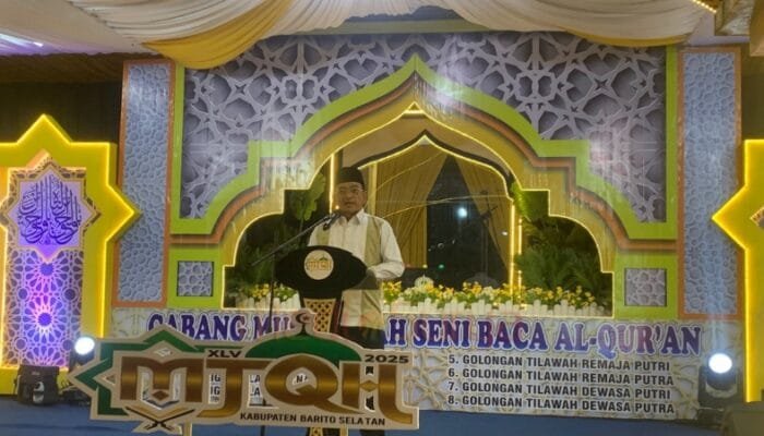 Wabup Barsel Sumbang Rp50 Juta Hadiah Tambahan untuk Juara Umum MTQH ke-45