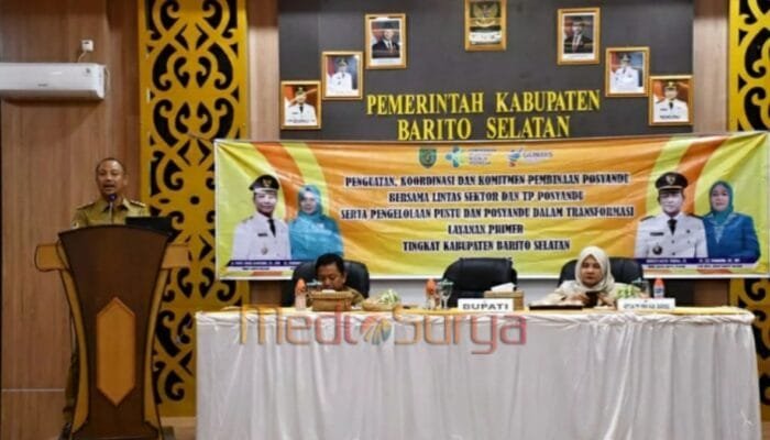 Hadiri Penguatan Posyandu 2025, Bupati Barsel Dorong Percepatan Transformasi Layanan Kesehatan Primer
