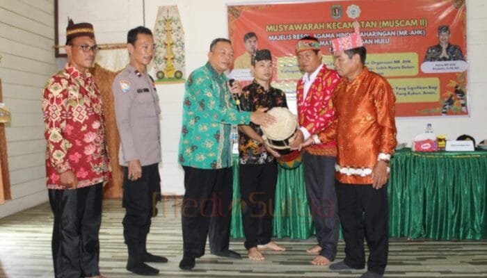 Muscam II Majelis Hindu Kaharingan Katingan Hulu, Plh Camat Ajak Umat Perkuat Nilai Keagamaan