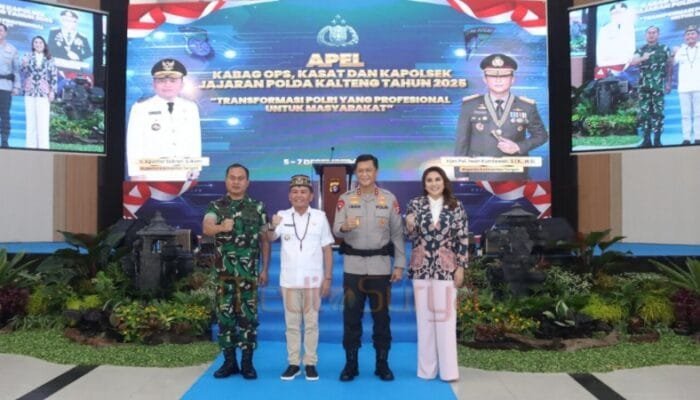 Kapolda Kalteng Tekankan Transformasi Polri Profesional hingga Tingkat Polsek pada Apel Kasatwil 2025