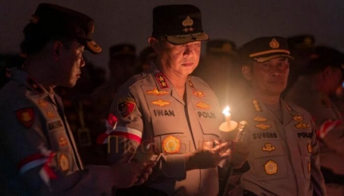 Kapolda Kalteng Tekankan Penguatan Nilai Ksatria Bhayangkara dalam Apel Kasatwil 2025