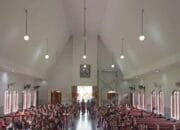 Wabup Barsel Hadiri Safari Natal di Karau Kuala, Perkuat Kerukunan Umat Beragama