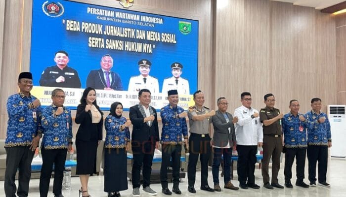 Bupati Barsel Buka Pelatihan Jurnalistik PWI, Tekankan Beda Produk Pers dan Medsos
