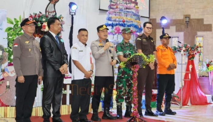 Pantau Malam Natal 2025, Forkopimda Barsel Pastikan Ibadah Aman dan Kondusif